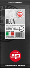 Pascucci decaffeinated ground coffee package for espresso, Italian blend, 250g.